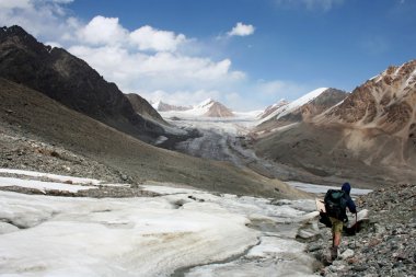 Tien shan dağlar, ak-shyrak region, kyrgyzstan