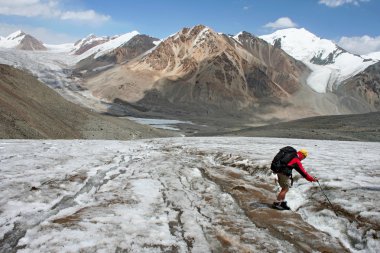 Tien shan dağlar, ak-shyrak region, kyrgyzstan