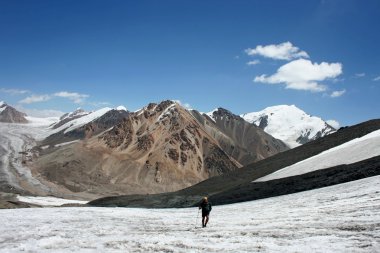 Tien shan dağlar, ak-shyrak region, kyrgyzstan