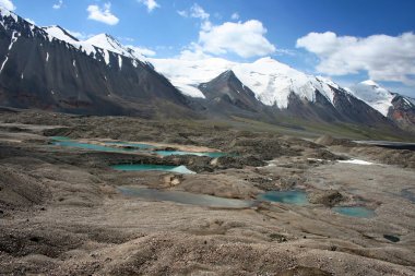 Tien shan dağlar, ak-shyrak region, kyrgyzstan