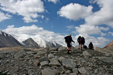 Tien shan dağlar, ak-shyrak region, kyrgyzstan