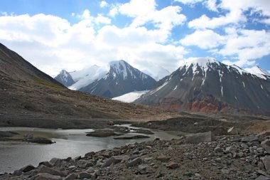 Tien shan dağlar, ak-shyrak region, kyrgyzstan