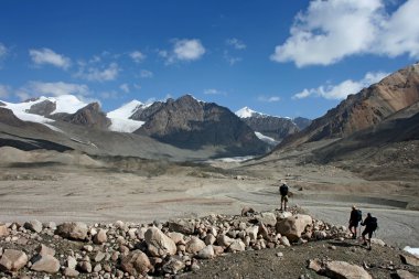 Tien shan dağlar, ak-shyrak region, kyrgyzstan