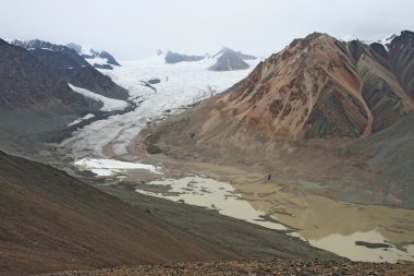 Tien shan dağlar, ak-shyrak region, kyrgyzstan