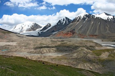 Tien shan dağlar, ak-shyrak region, kyrgyzstan