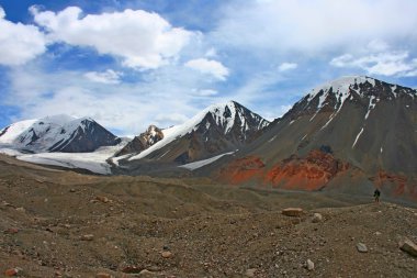 Tien shan dağlar, ak-shyrak region, kyrgyzstan
