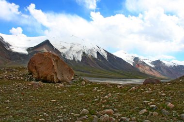 Tien shan dağlar, ak-shyrak region, kyrgyzstan