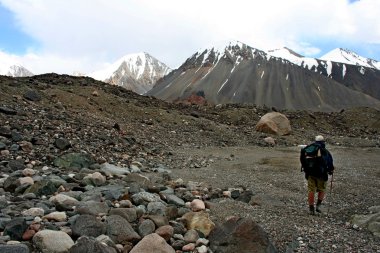 Tien shan dağlar, ak-shyrak region, kyrgyzstan