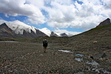Tien shan dağlar, ak-shyrak region, kyrgyzstan