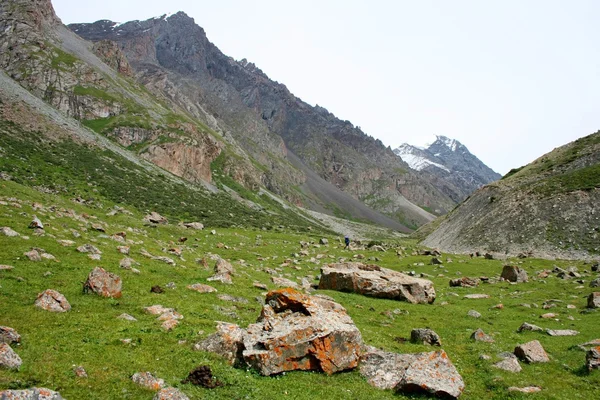 キルギス天山山脈 ashukashka suu 谷 — ストック写真