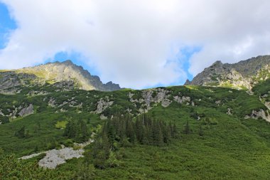 dağlar tatry Polonya - roztoka Vadisi