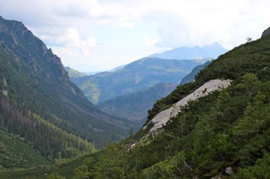dağlar tatry Polonya - roztoka Vadisi