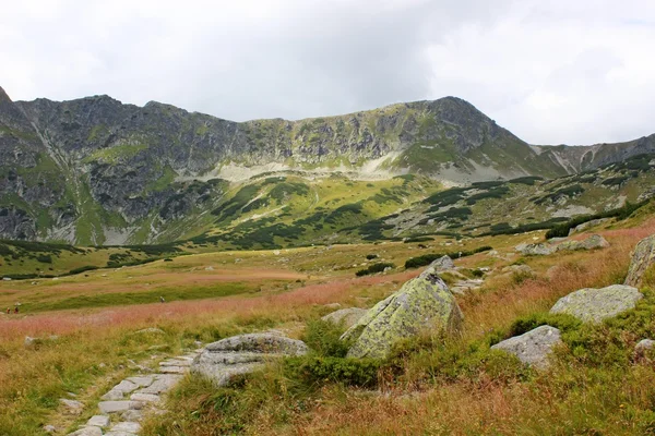 Bergen tatry in Polen - vallei van vijf vijvers — Stockfoto