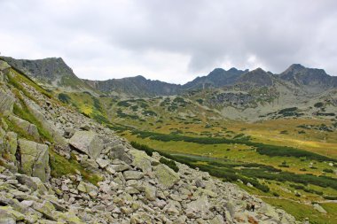 Polonya - beş havuz Vadisi Dağları tatry