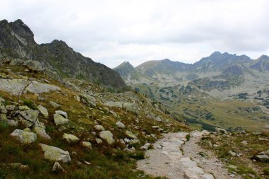 Polonya - beş havuz Vadisi Dağları tatry
