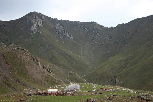 Mountains close to Arslanbob, south of Kyrgyzstan — Stock Photo, Image