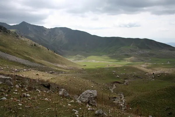 Mountains close to Arslanbob, south of Kyrgyzstan — Stock Photo, Image