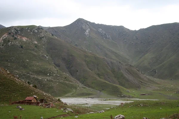 Mountains close to Arslanbob, south of Kyrgyzstan — Stock Photo, Image