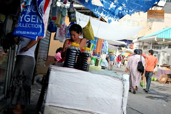 Bazar au Kirghizistan — Photo