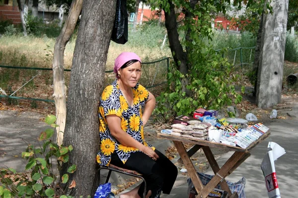 Bazar w Kirgistanie — Zdjęcie stockowe