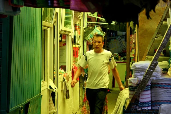 Bazaar in Kirgizië — Stockfoto
