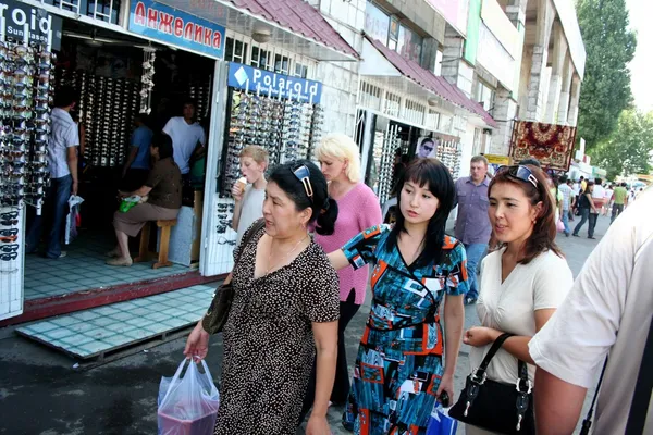 Bazar in Kirghizistan — Foto Stock