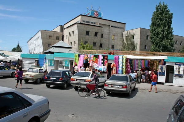 Bazaar em Quirguistão — Fotografia de Stock