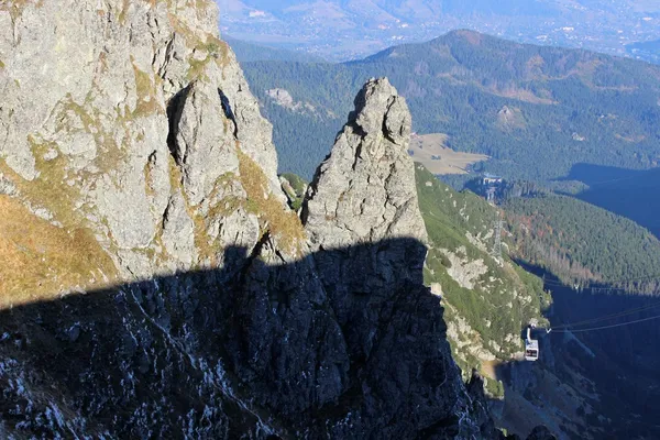 Vista da Kasprowy wierch sulle montagne di Tatra, Polonia — Foto Stock