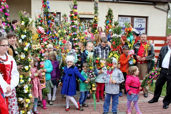 Concurso de Palma de Pascua - Campo polaco — Foto de Stock