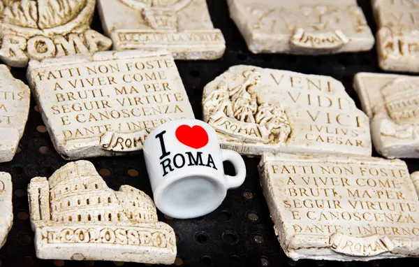 Souvenirs aus Rom — Stockfoto