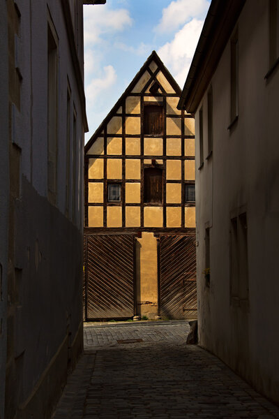 Rothenburg ob der Tauber, old house