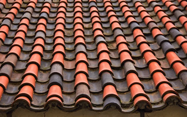 Red roof tile close up — Stock Photo, Image