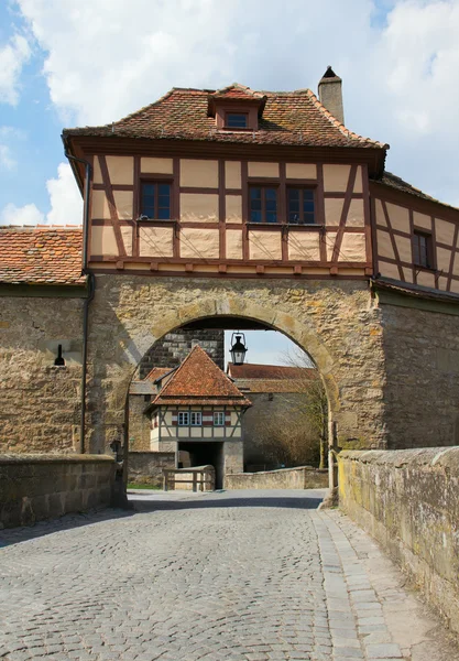 Rothenburg ob der Tauber, Portes de la tour du rodertor — Photo