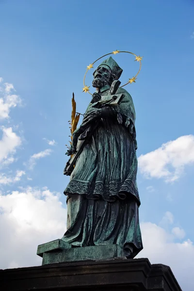 St john nepomuk, charles bridge, prague, Çek Cumhuriyeti