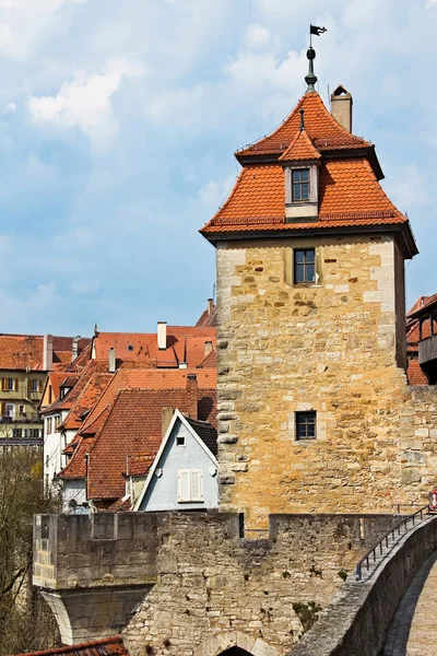 The defensive tower of medieval fortress, Germany — Stock Photo, Image