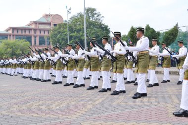 Ağustos 31,2013 üzerinde Malezya ulusal gün boyunca Royal Malezya alayı
