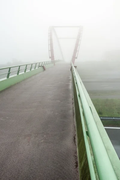 Bridge fog — Stock Photo, Image