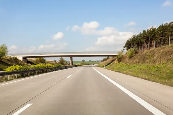 Brige over highway — Stock Photo, Image