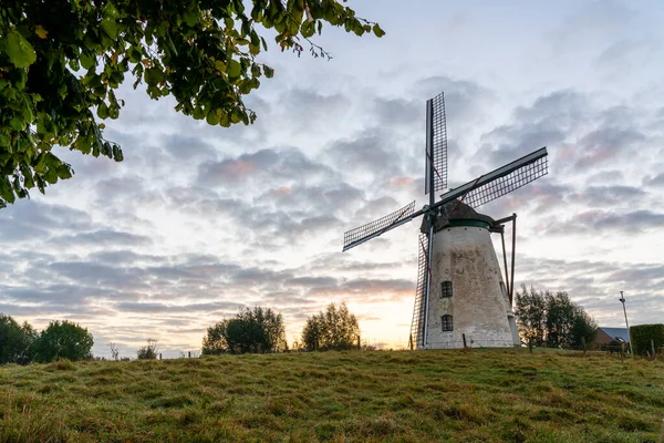 Deze Oude Windmolen Ligt Het Nationaal Park Vlaamse Ardennen — Stockfoto