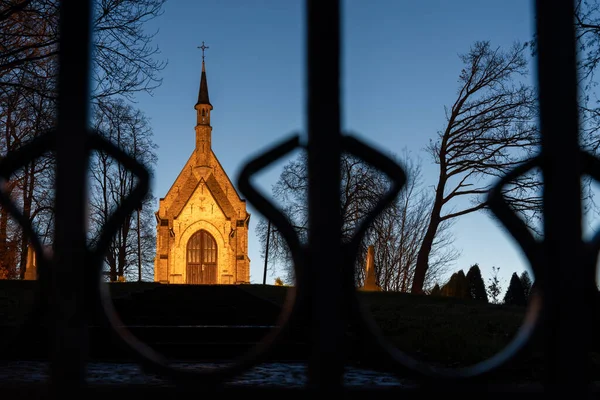 Ostflandern Haben Sie Diesen Schönen Toepkapel Van Brakel Einem Bewölkten — Stockfoto