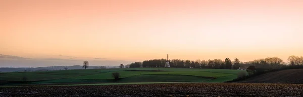 Denna Gamla Väderkvarn Ter Hengst Ligger Nationalparken Flamländska Ardennerna — Stockfoto