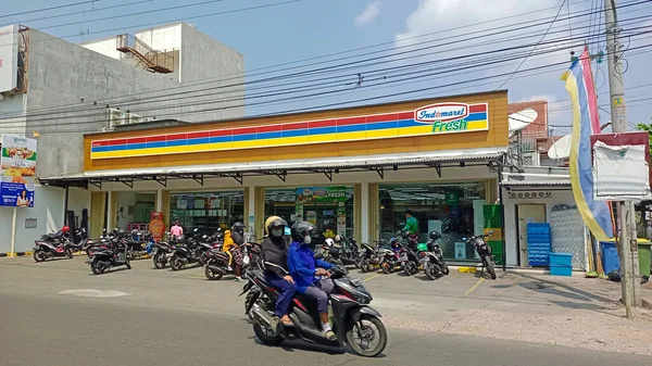 Surakarta Indonesia July 2022 Indomaret Shop One Famous Mini Markets —  Fotos de Stock