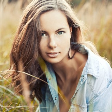 beautiful woman summer portrait