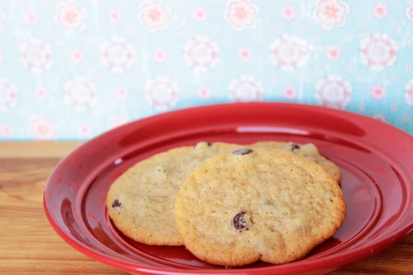 Cookies på en röd skylt 5 — Stockfoto