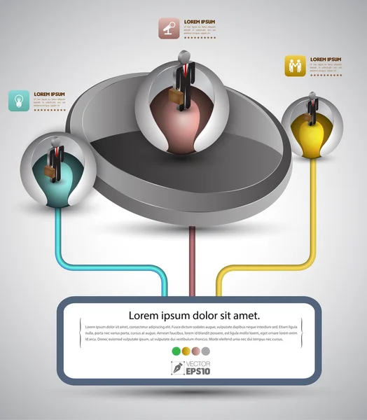 Seta vetor moderno — Vetor de Stock