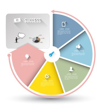 simgeler vektör iş kavramları.