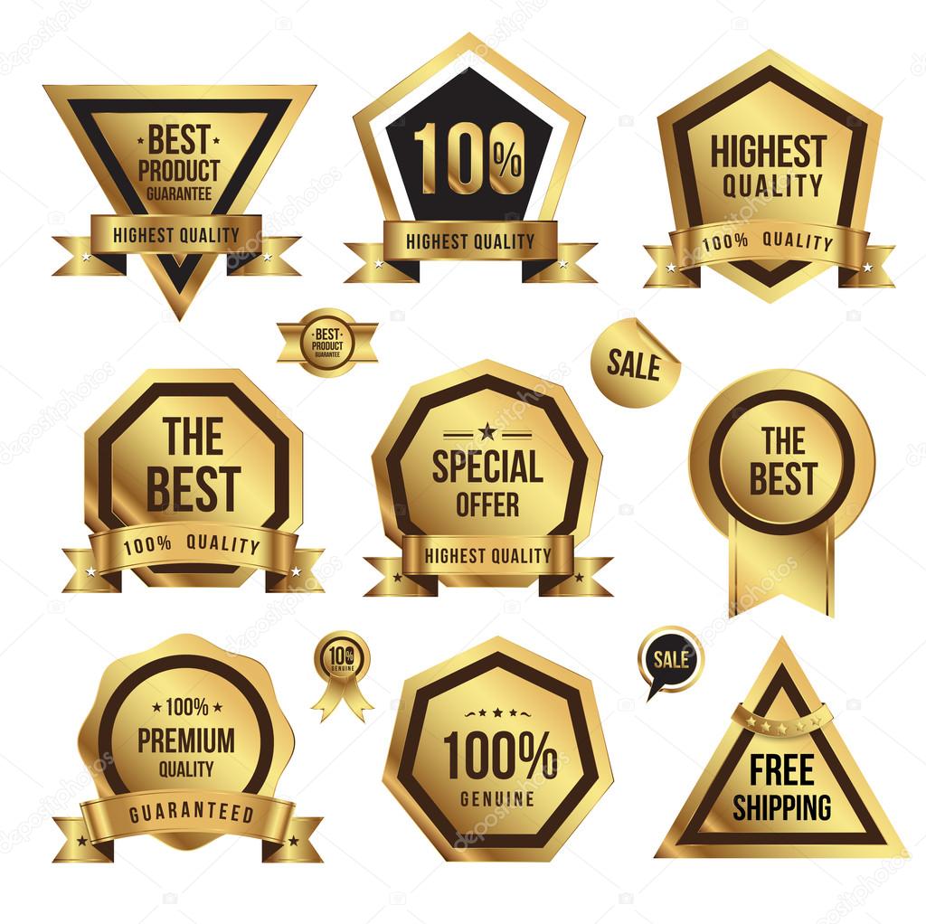 Gold badges set promotion guarantee