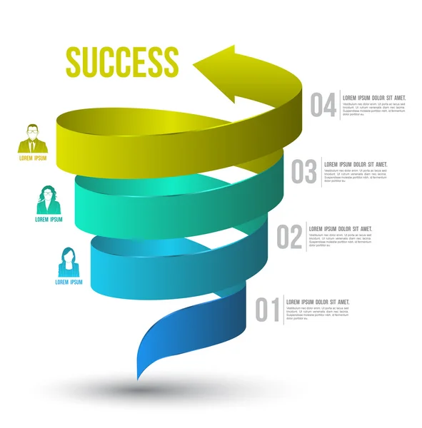 ok simgeleri ile başarı numarası seçenekleri kadar büküm. vektör çizimi ve iş kavramı, rapor, veri sunumu, planı veya eğitim diyagramı kullanabilirsiniz. Yazdırma ve Web sitesi şablonu.