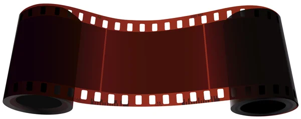 Desplazamiento de dos bobinas de una película . — Archivo Imágenes Vectoriales