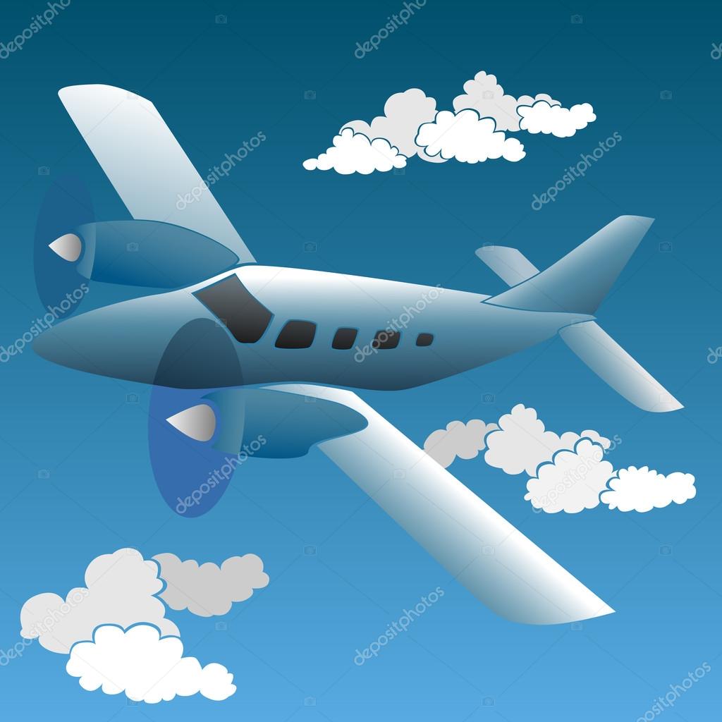 Vector illustration of cartoon small private plane Stock Vector Image by ©Vertyr #20225949 Vector illustration of cartoon small private plane Stock Vector Image by ©Vertyr #20225949